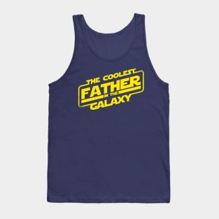 Coolest Dad Sci-fi Slogan Typography Best Dad Gift For Dads Fathers Tank Top